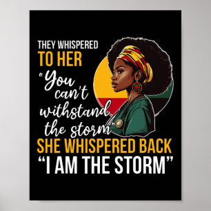 Black History Nursing Nurse Proud African American Poster