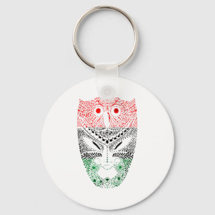 Black History Pan African Unia Flag Black Liberati Key Ring