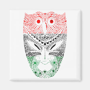 Black History Pan African Unia Flag Black Liberati Magnet
