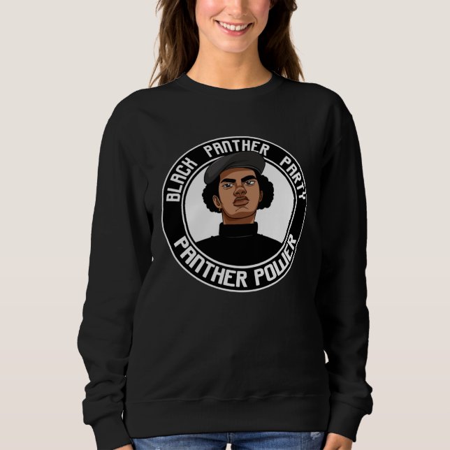 Black History Panther Party 1966 Oakland Californi Sweatshirt (Front)