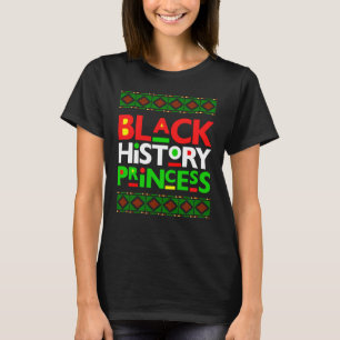 Black history princess black girl magic brown skin T-Shirt