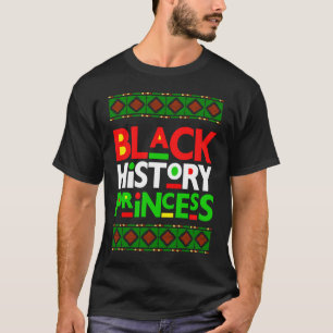 Black history princess black girl magic brown skin T-Shirt