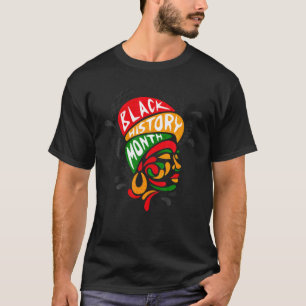 BLACK HISTORY QUEEN Melanin African American Histo T-Shirt