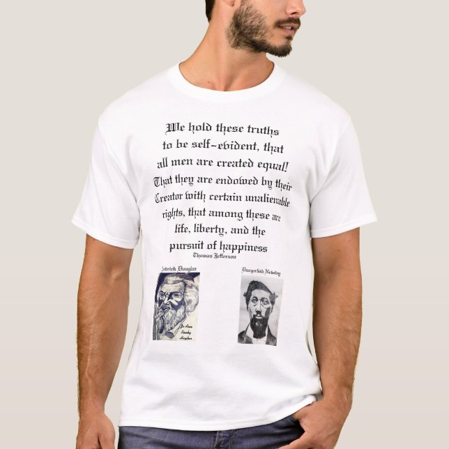 BLACK HISTORY QUOTE  T-Shirt (Front)