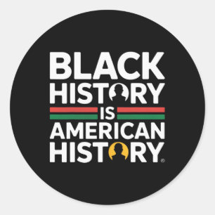 Black History Retro Pride Teacher Educated Gift Ou Classic Round Sticker