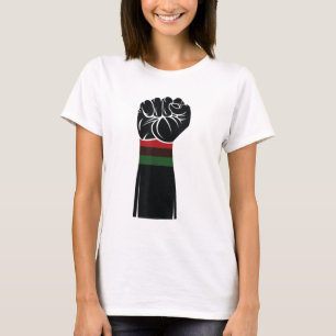 Black History Strong Black Fist T-Shirt