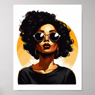 Black History T Shirts For Women Drug Proud Queen Poster