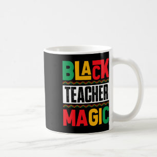 Black History Teacher Shirts Educators Afro Melani Coffee Mug