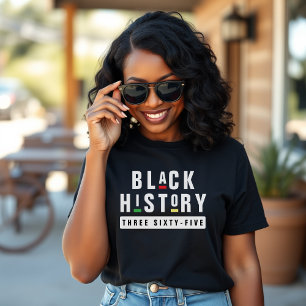 Black History Three Sixty-Five Retro 90s Colourful T-Shirt