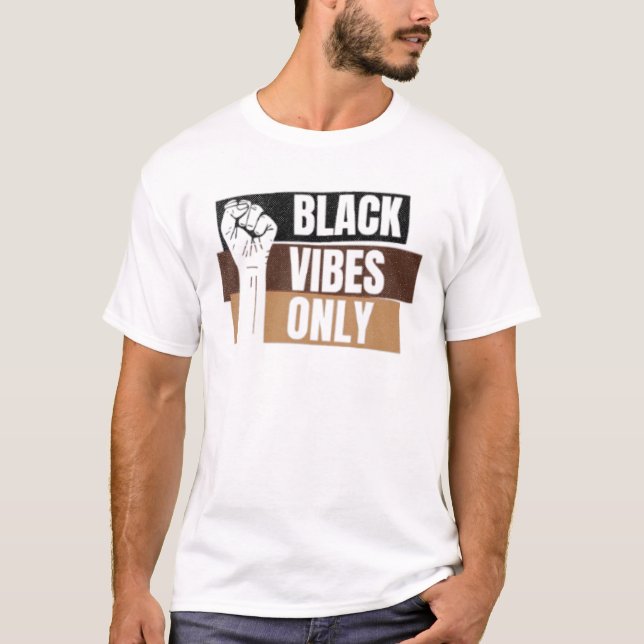 Black History Vibes Only Melanin Men Women Kids Bo T-Shirt (Front)