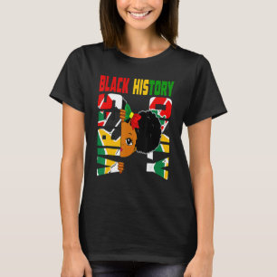 Black History Vibes Only Melanin Princess Black Gi T-Shirt