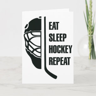 Black Hockey Design For Professional Ice Hockey Pl Card