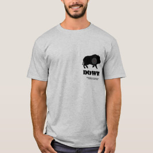 Black Hog Down! Bucknutz Hunting Club T-Shirt