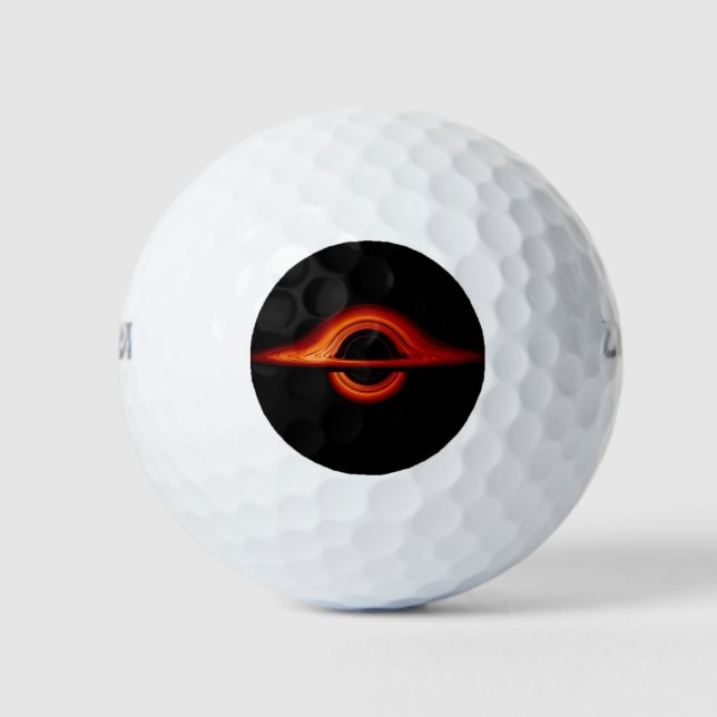 Black Hole Accretion Disc Golf Balls (Front)