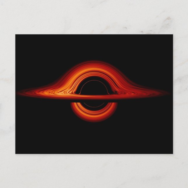 Black Hole Accretion Disc Postcard (Front)