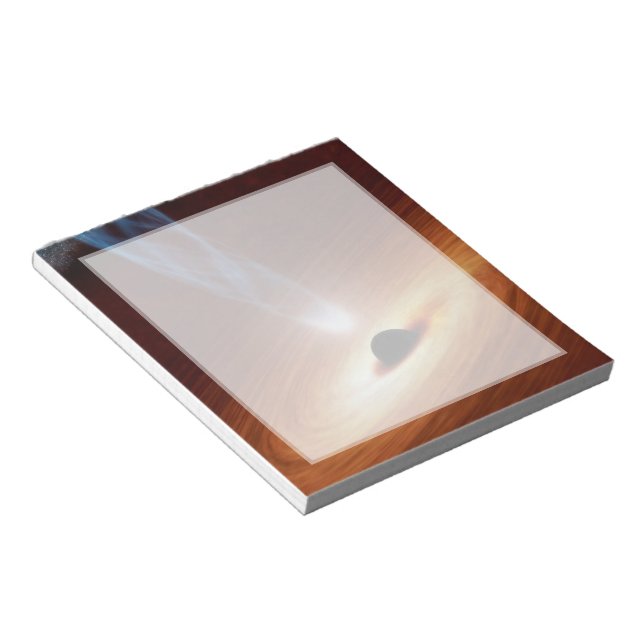 Black Hole Astronomy Space Art Notepad (Angled)
