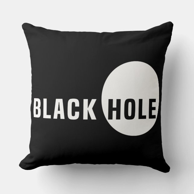 Black Hole black Cushion (Front)