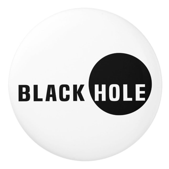 Black Hole Ceramic Knob (Front)