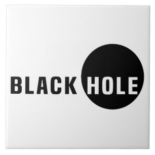 Black Hole Ceramic Tile