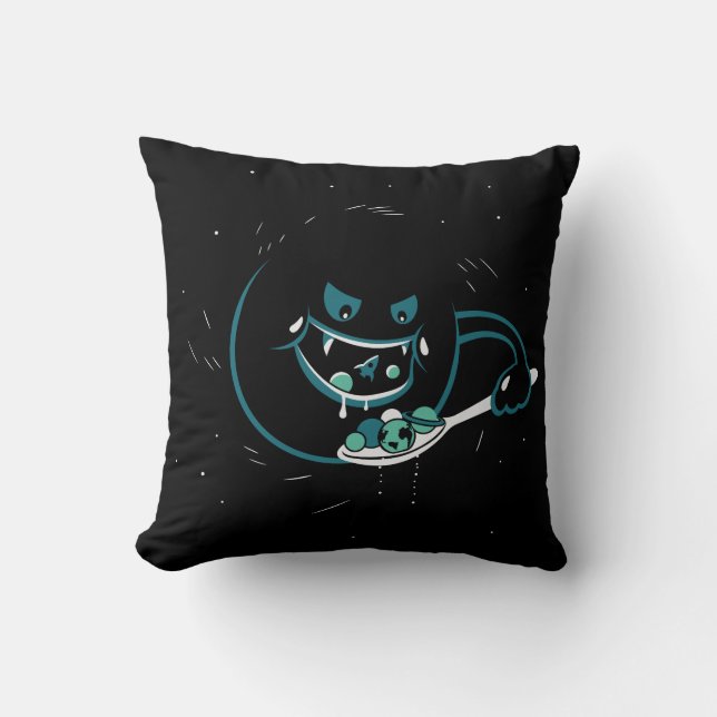 Black Hole Devours Cushion (Front)