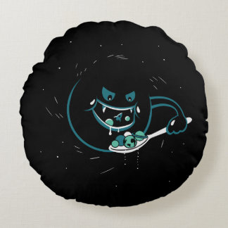 Black Hole Devours Round Cushion