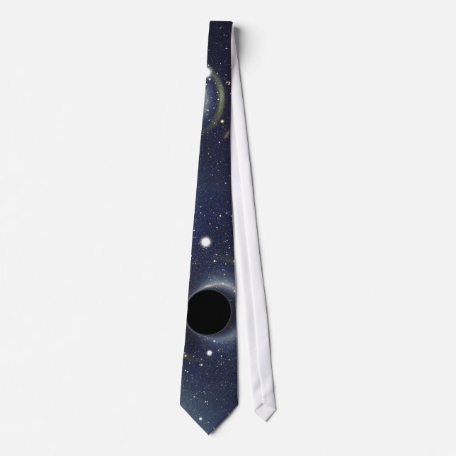 Black Hole Einstein Ring NASA space photo Tie (Front)