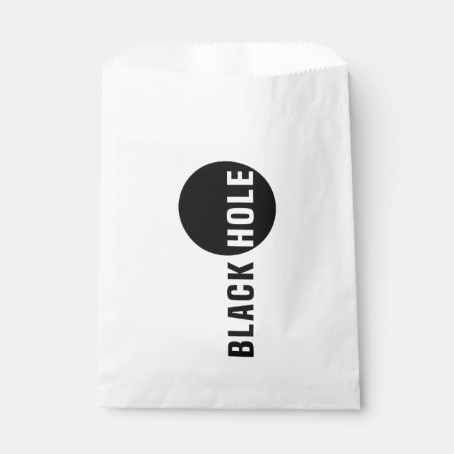 Black Hole Favour Bag (Front)