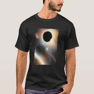 Black Hole In Outer Space Universe Galaxy Science T-Shirt