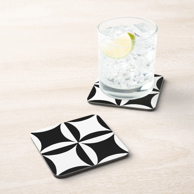 Black Hole in the Barn Door Pattern Coaster (Right Side)