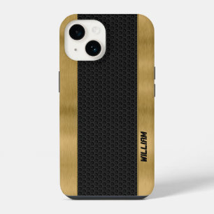 Black Hole Metal Gold Background iPhone 14 Case