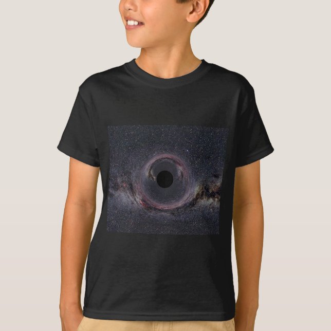Black Hole Milky Way T-Shirt (Front)
