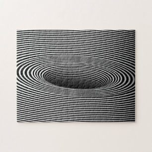 Black Hole Optical Illusion Jigsaw Puzzle