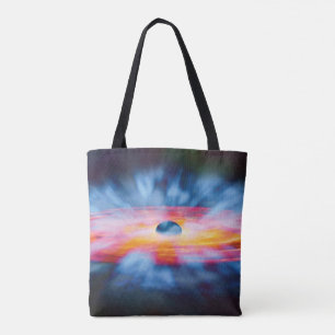 Black Hole Outflows Artist Concept Tote Bag