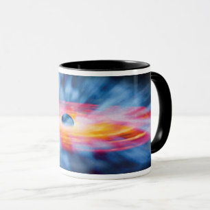 Black Hole Outflows - Colourful Artist Concept Mug