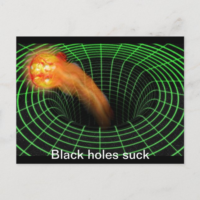 Black hole postcard (Front)