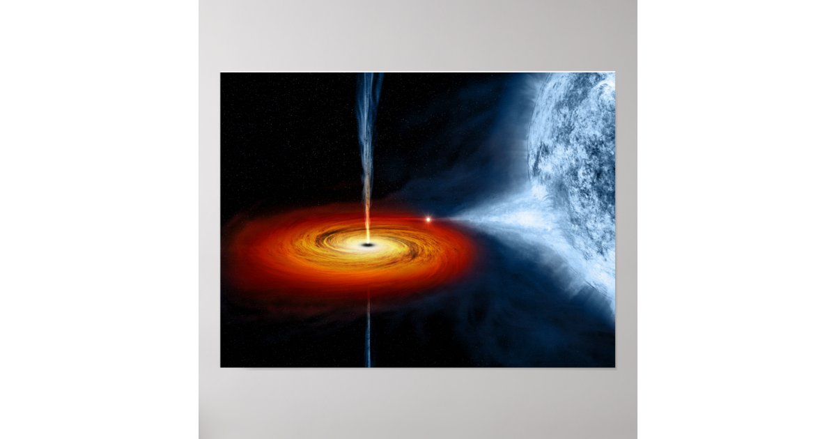 Black Hole Poster Zazzle