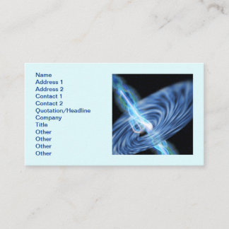 Black Hole Radiation Business Card
