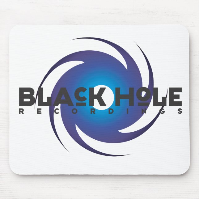 Black Hole Recordings "Blue" Mousepad (Front)