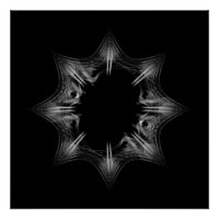 Black Hole Snowflake -