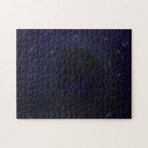 Black Hole Space Background - Blue Jigsaw Puzzle