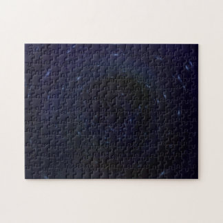 Black Hole Space Background - Blue Jigsaw Puzzle