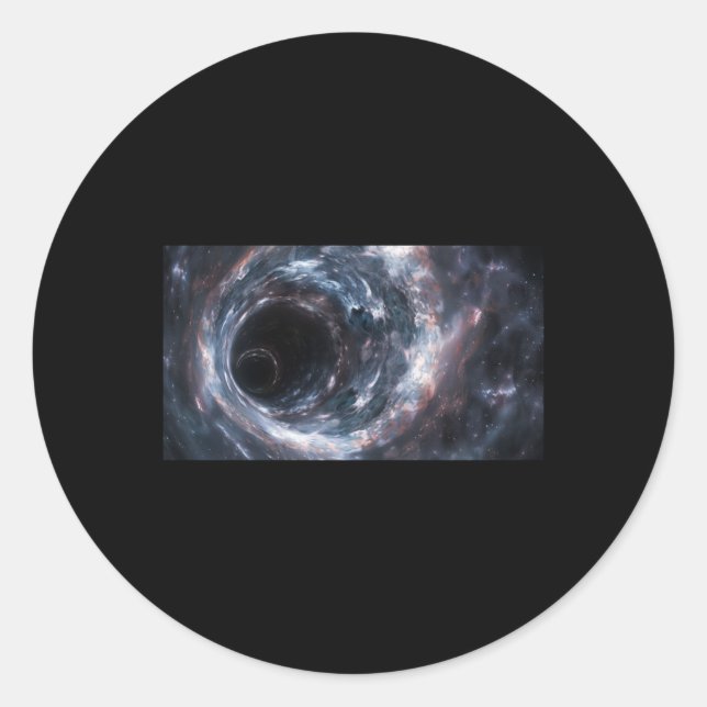 Black Hole Sticker  (Front)