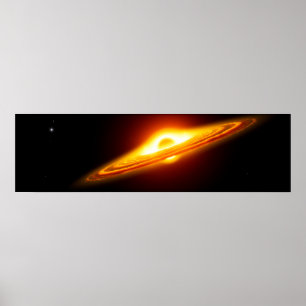 Black Hole - The Ultimate Cosmic Phenomenon Poster
