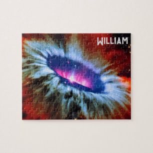 Black Hole with Red Explosion in Outer Space Jigsaw Puzzle