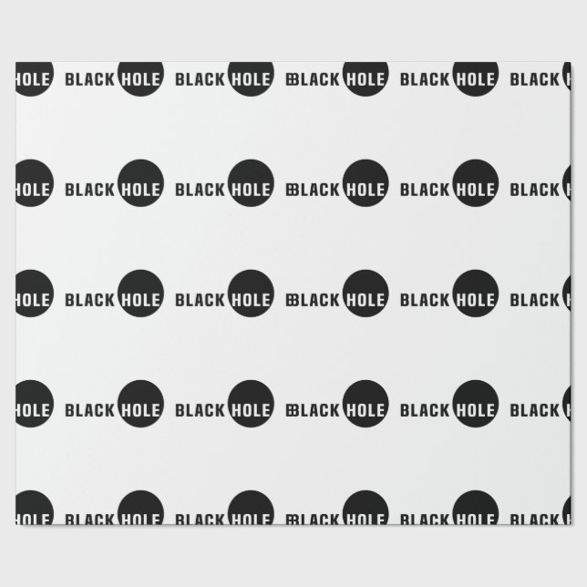 Black Hole Wrapping Paper (Seam)