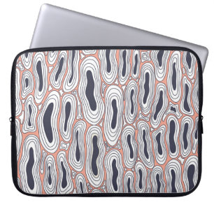 Black Holes: Vintage Chaos Pattern. Laptop Sleeve