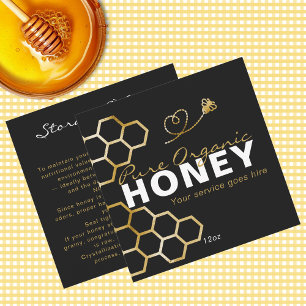 Black Honey Beed Honeycomb Product Care Insert