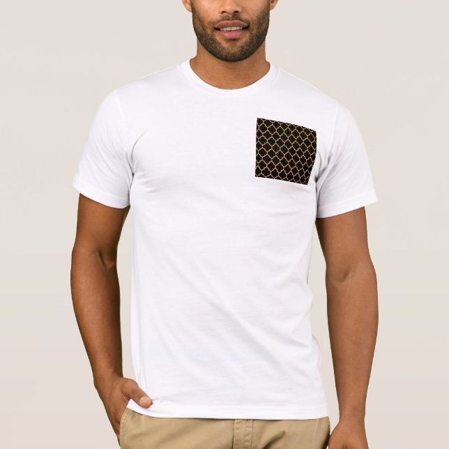 Black Honeycomb T-Shirt (Front)