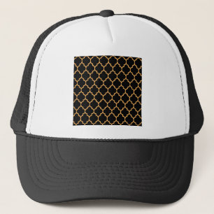 Black Honeycomb Trucker Hat