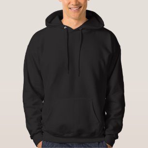 Black Hoodie, Red Cartoon Hoodie